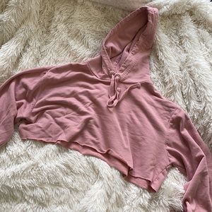 cropped h&m hoodie